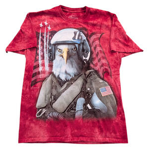 2011 American Bald Eagle Pilot The Mountain T shirt